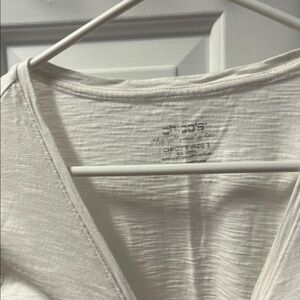 Chico's Soft Cream V-Neck Blouse